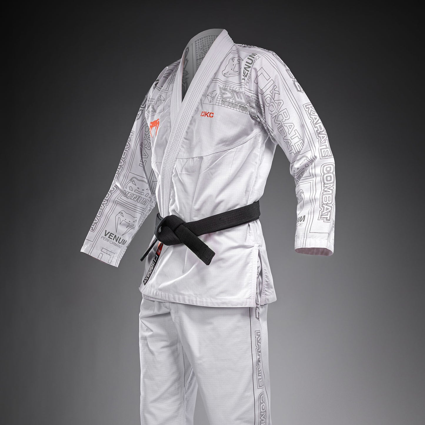 Ги для BJJ Karate Combat by Venum – Белый/Серый