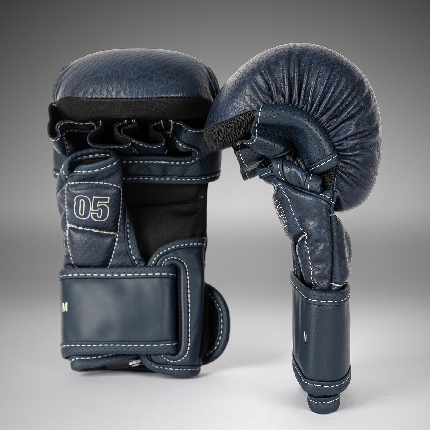 Перчатки для спарринга MMA Venum Impact Evo Scales – Полуночный синий