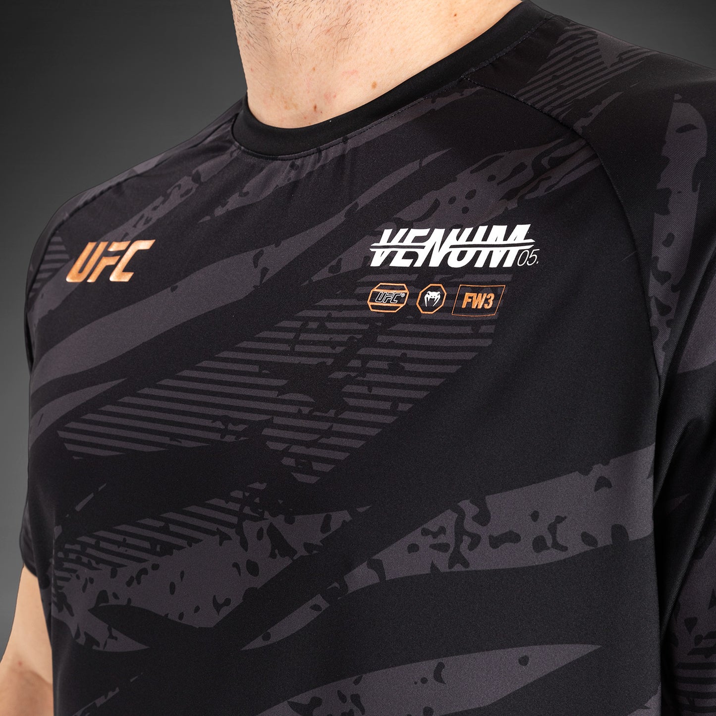 Мужская Футболка Dry Tech UFC Adrenaline By Venum Fight Week - Urban Camo