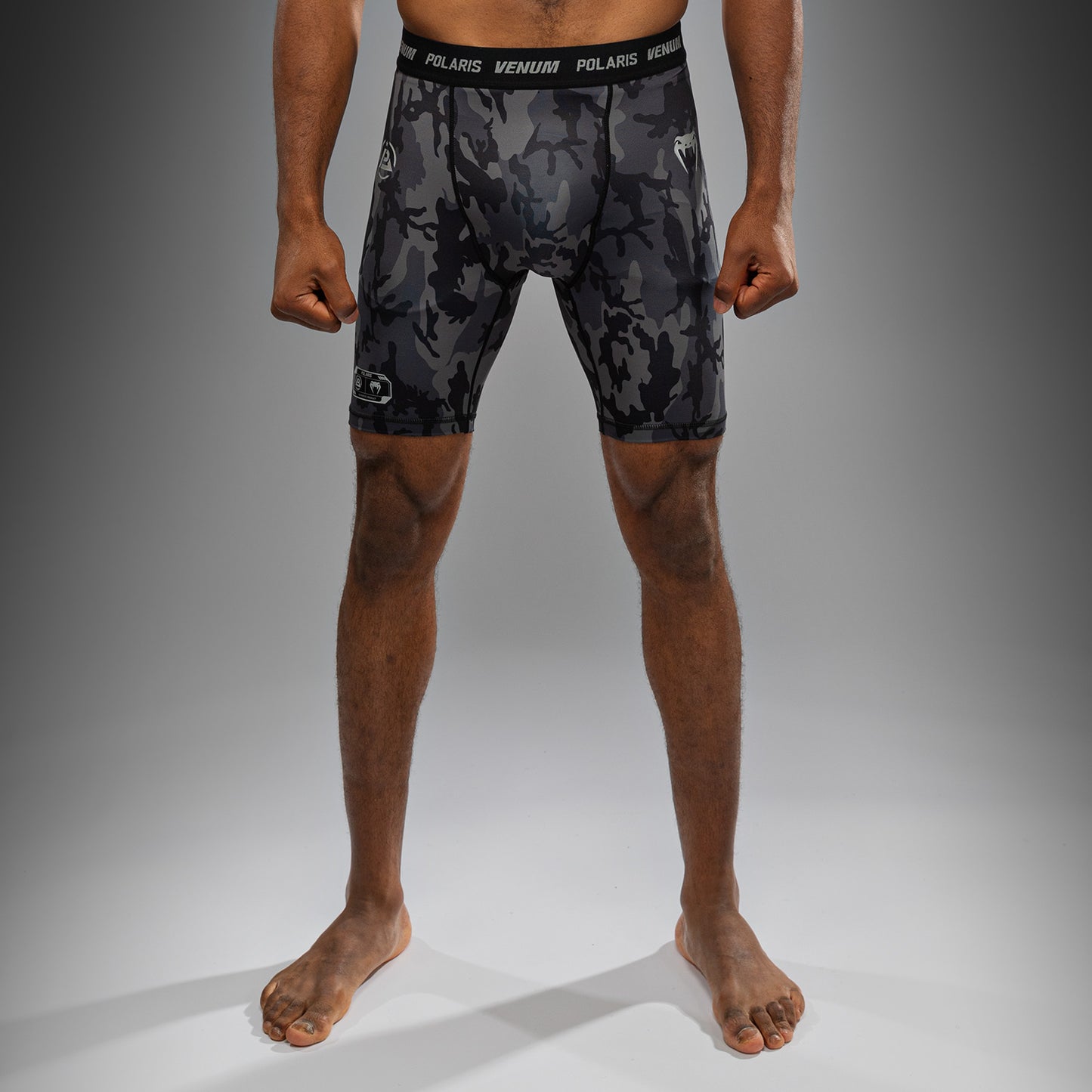 Venum x Polaris Vale Tudo Шорты - Черный/Штормовой Серый