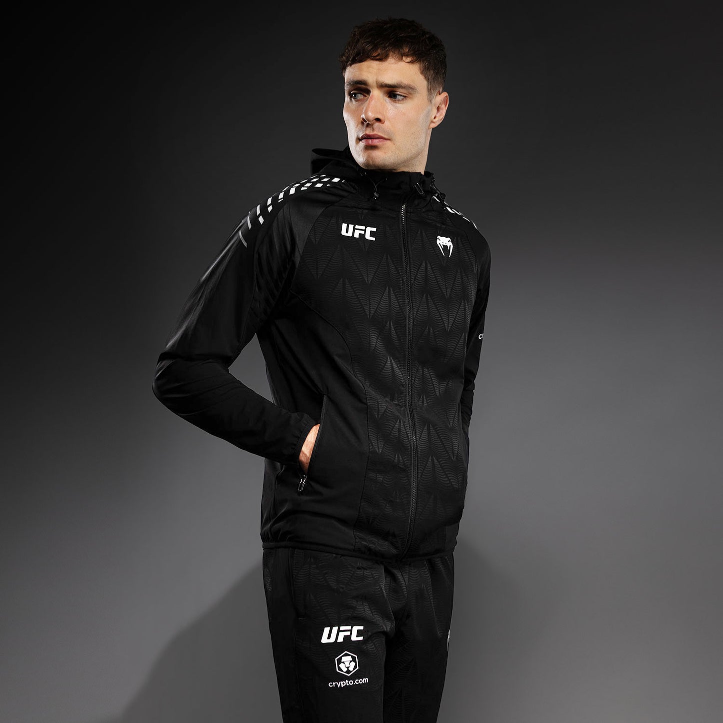 UFC Zenith by Venum Authentic Fight Night Толстовка Walkout Мужская - Чёрный