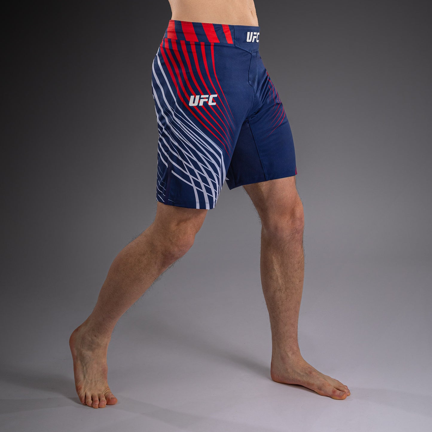 Official UFC Freedom 250 by Venum Authentic Fight Night Бойцовские шорты удлиненного кроя для мужчин - Синий