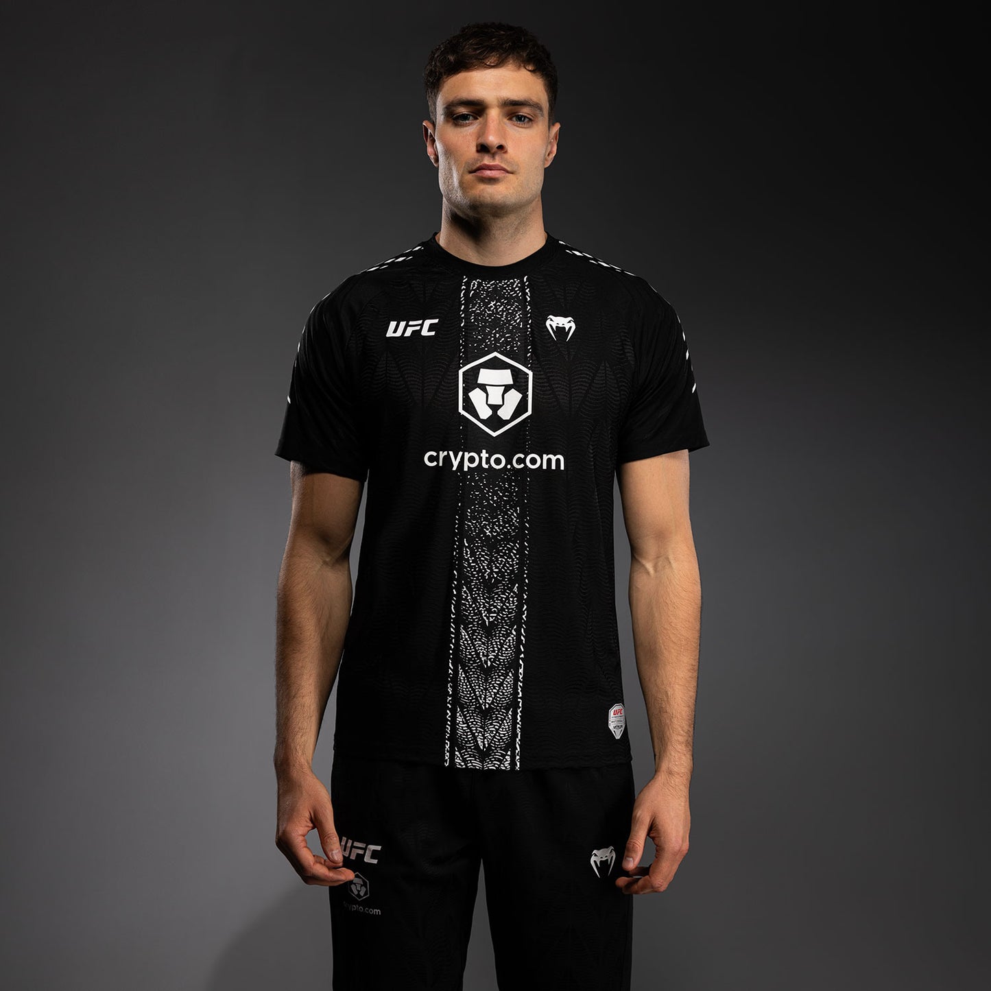 Официальная выходная футболка UFC Zenith by Venum Authentic Fight Night Мужская - Чёрный