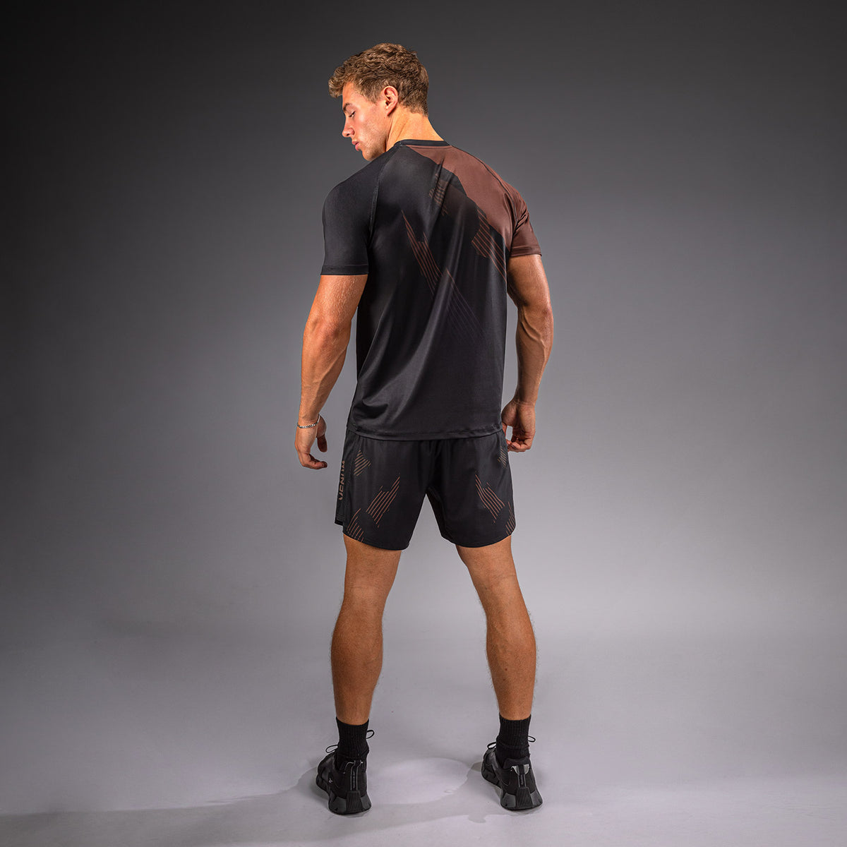 Рашгард Venum No-Gi 6.0 Dry Tech - Чёрный/Коричневый