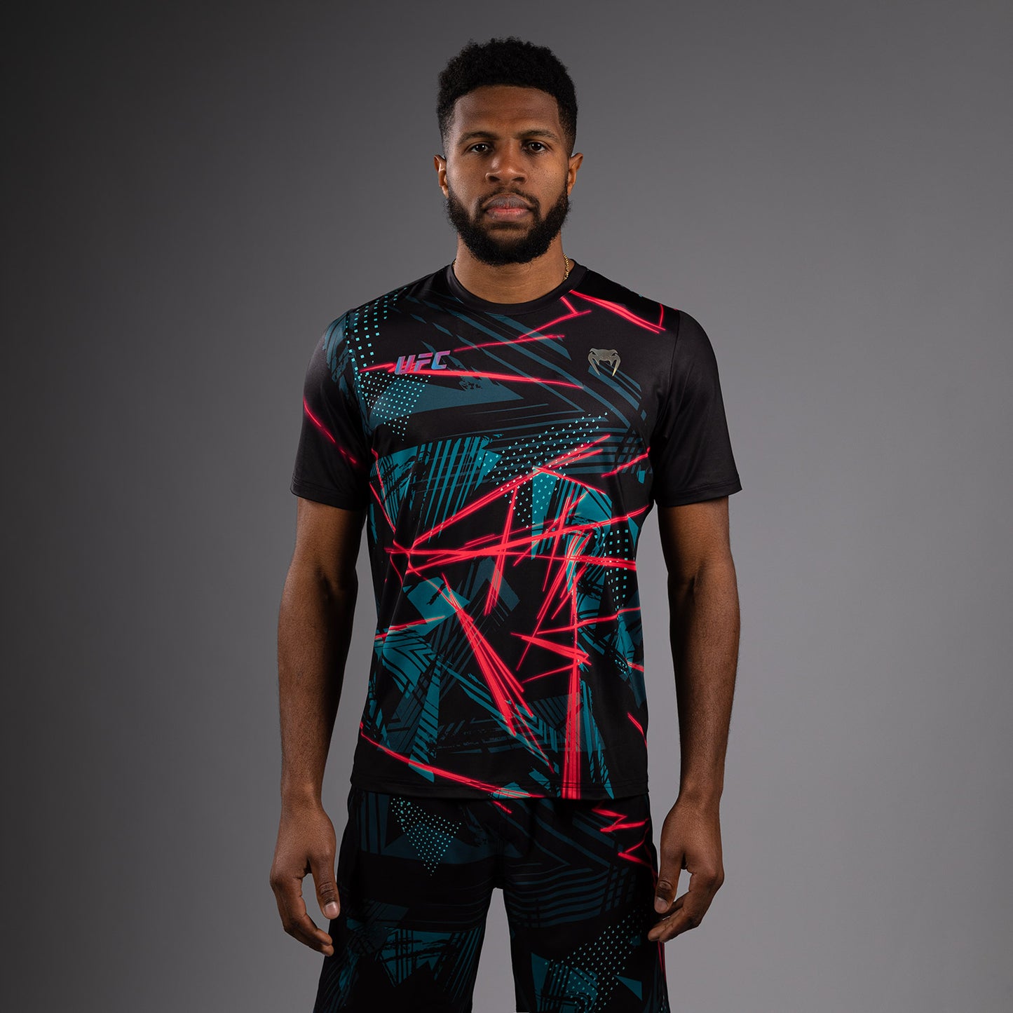 UFC Fusion By Venum Miami Edition Fight Week Мужская футболка Dry-Tech – Черный
