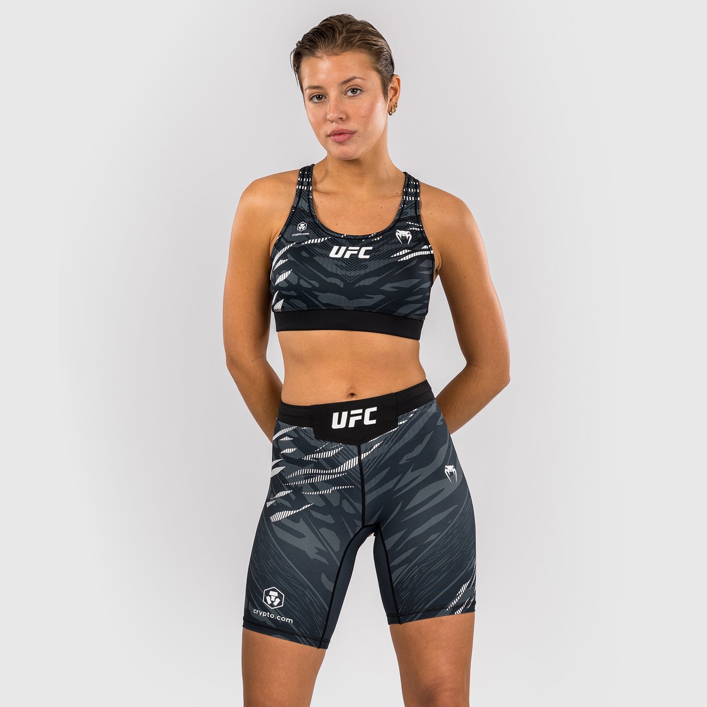 Шорты Vale Tudo UFC Fusion by Venum Authentic Fight Night для женщин - Длинный крой - Black