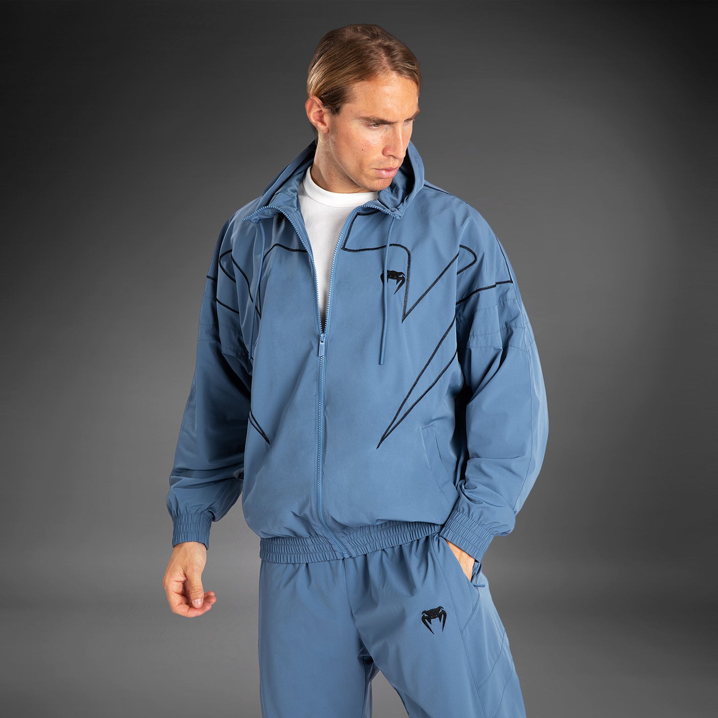 Куртка Venum Attack 90 Tracksuit Jacket - Синий/Черный