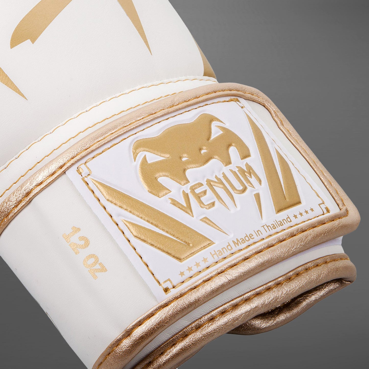 БОКСЕРСКИЕ ПЕРЧАТКИ VENUM ELITE - БЕЛЫЙ/ЗОЛОТОЙ