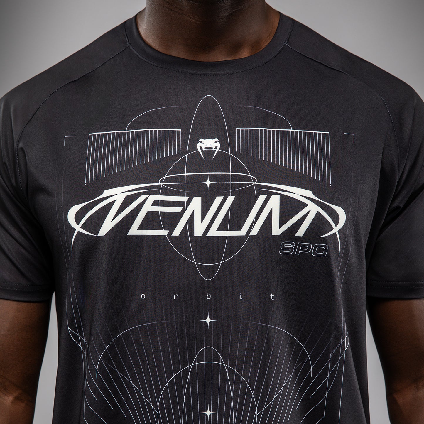 Футболка Venum Eclipse Dry-Tech – Чёрный/Серебристый