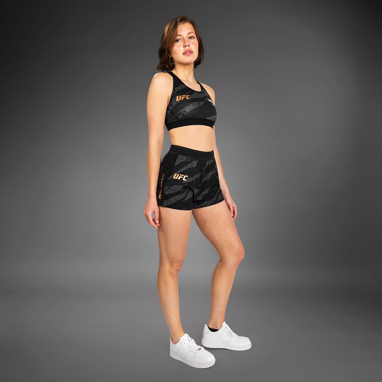 Женские Спортивные Шорты UFC Adrenaline By Venum Fight Week - Urban Camo