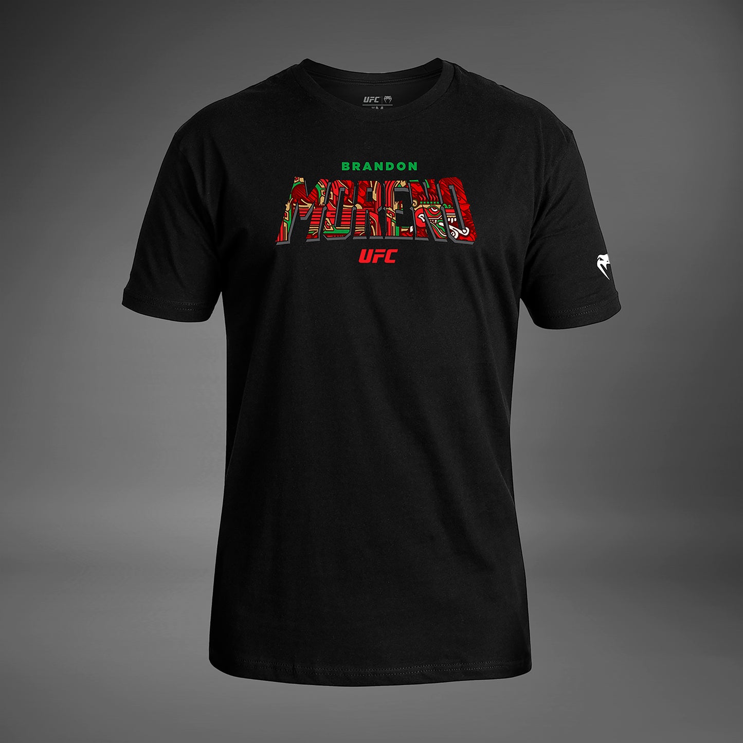 UFC Unrivaled by Venum Brandon Moreno Унисекс Футболка - Черный