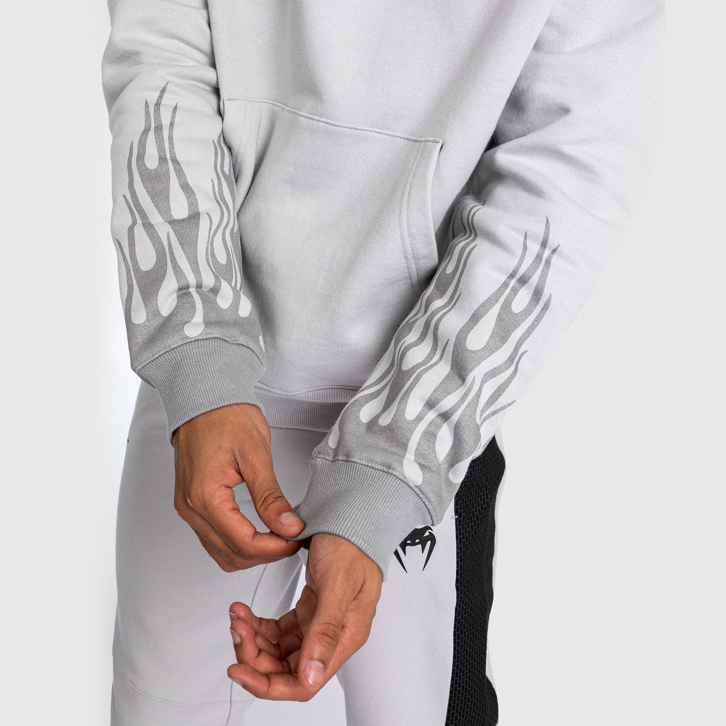 Пуловер с капюшоном Venum x Dodge Demon 170 - серый