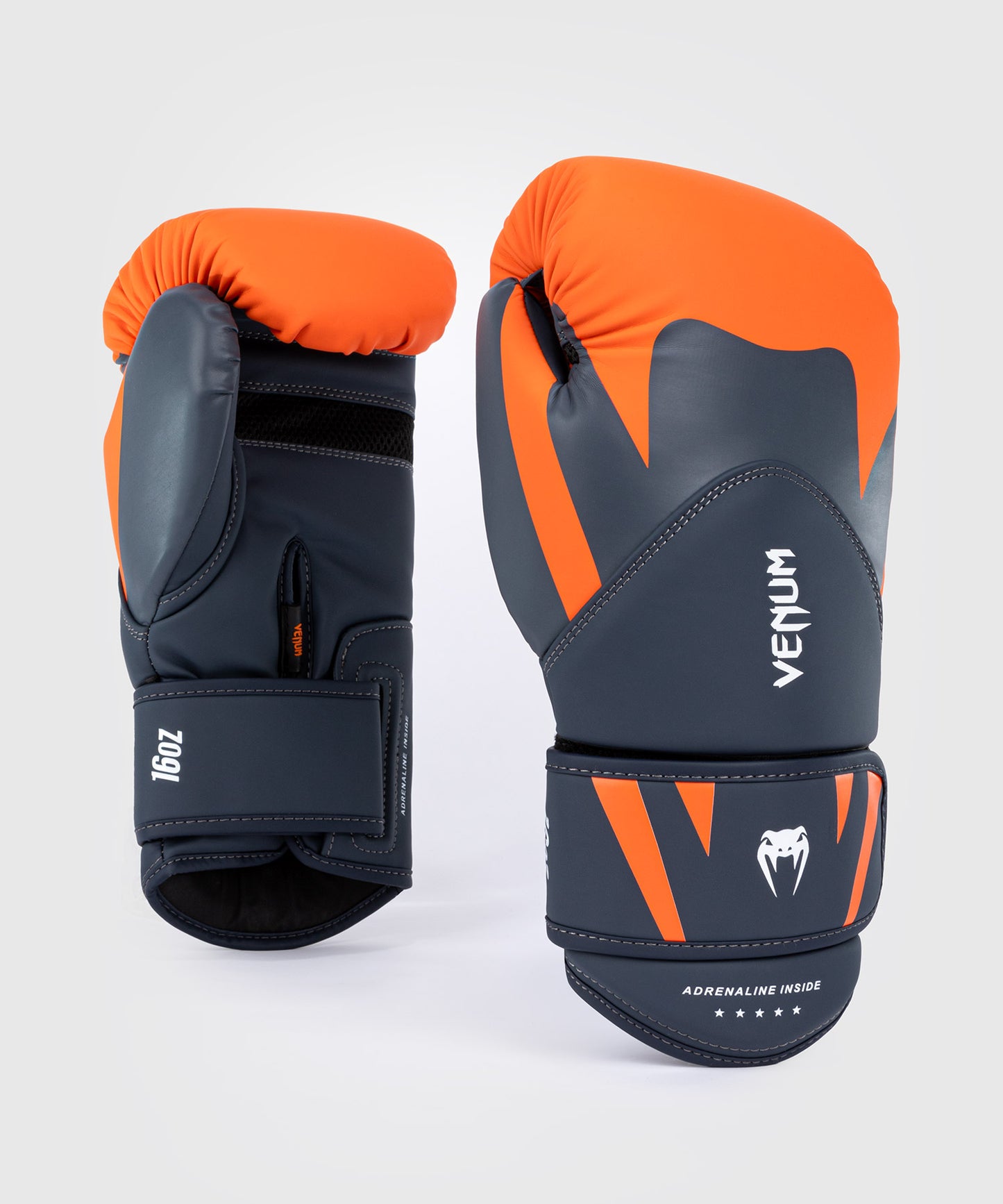 Боксерские перчатки Venum Challenger 4.0 - оранжевый/темно-синий