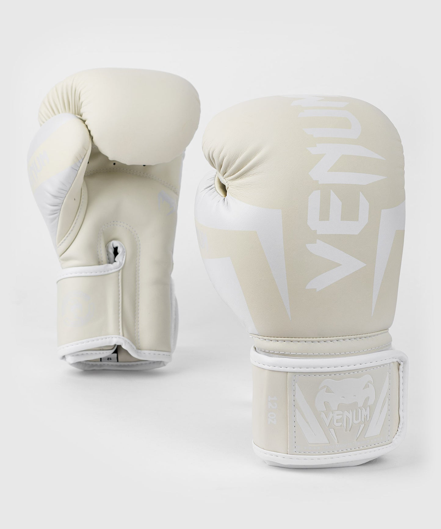 Боксерские перчатки Venum Elite - белые/белые