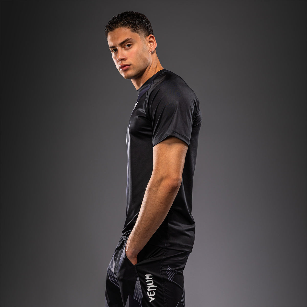 Футболка Dry Tech Venum No-Gi 6.0 - Чёрный/Белый