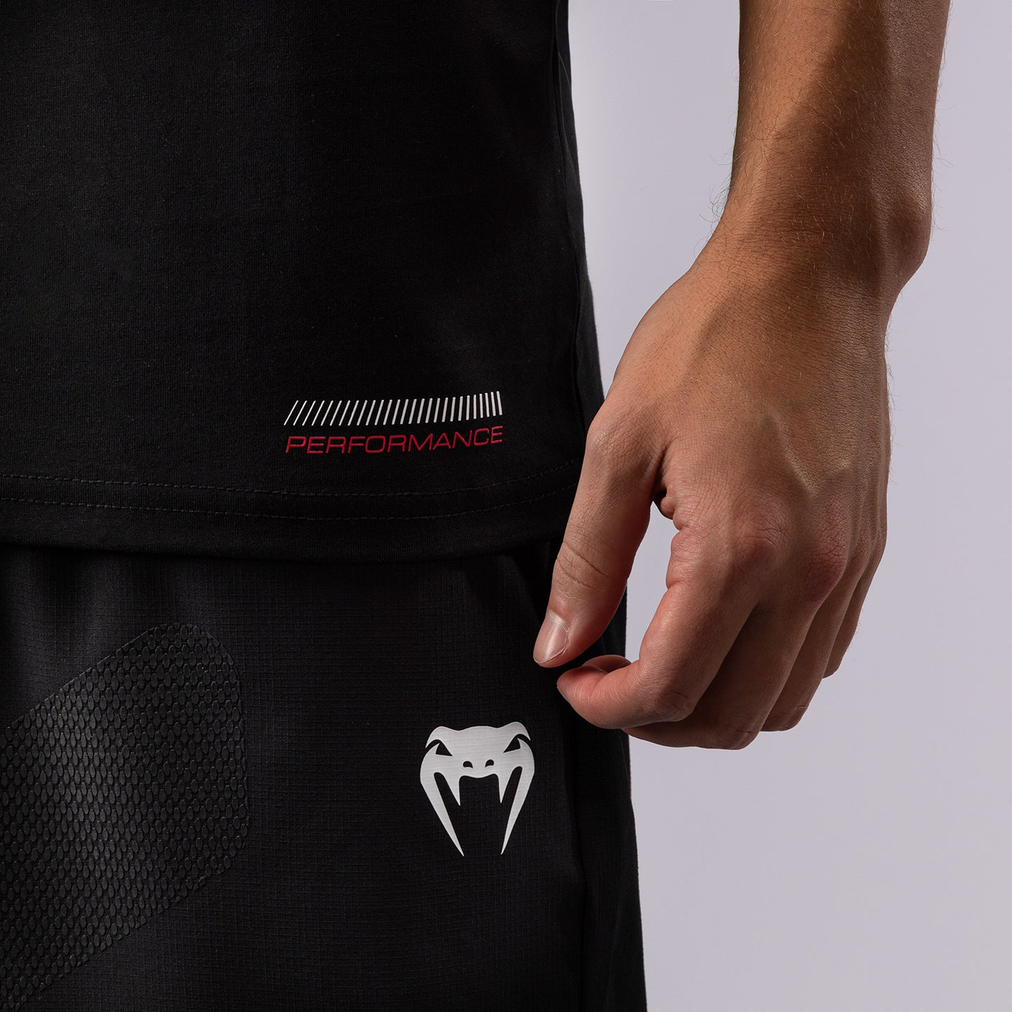 Venum Tactical XT Мужская майка - черный/огненно-красный