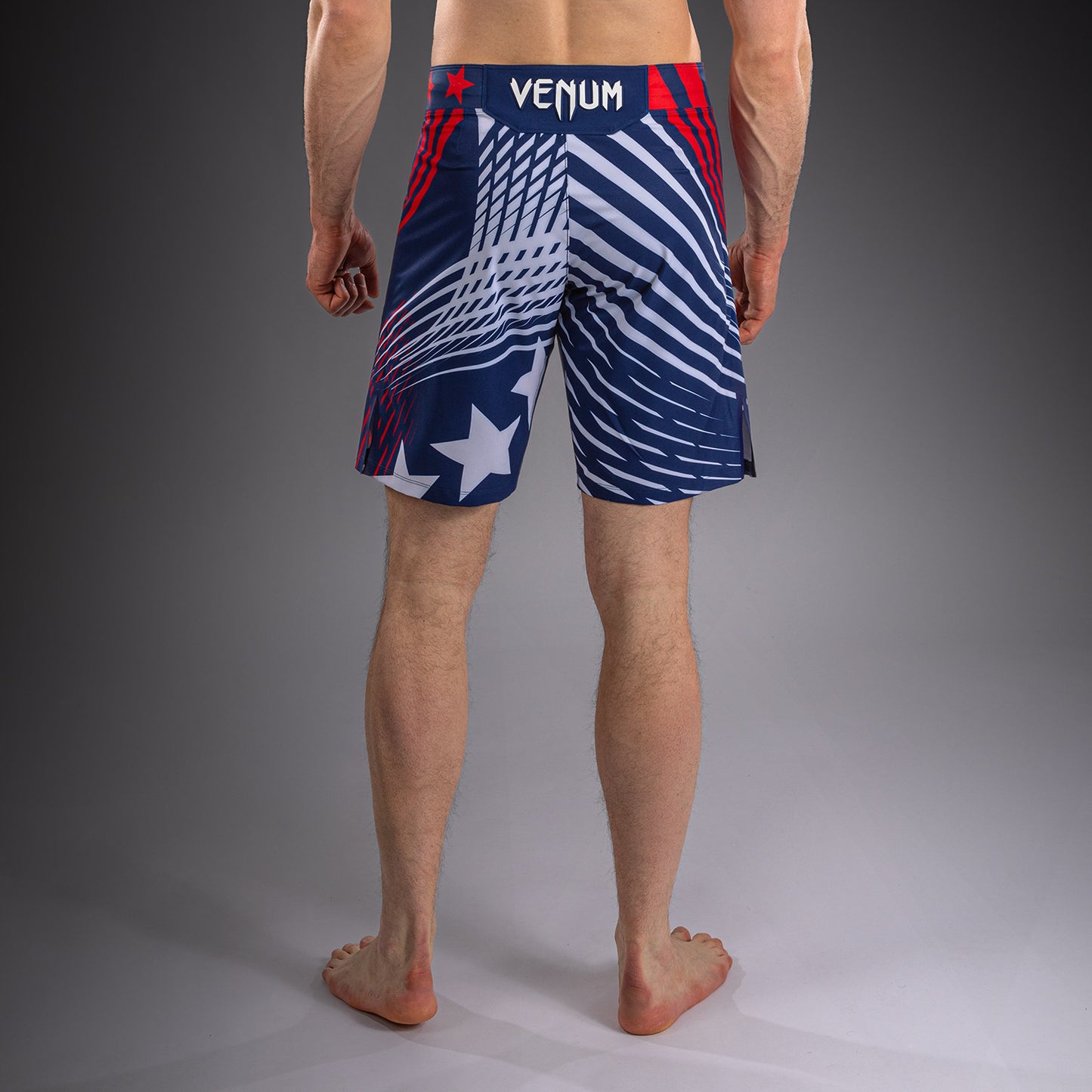 Official UFC Freedom 250 by Venum Authentic Fight Night Бойцовские шорты удлиненного кроя для мужчин - Синий