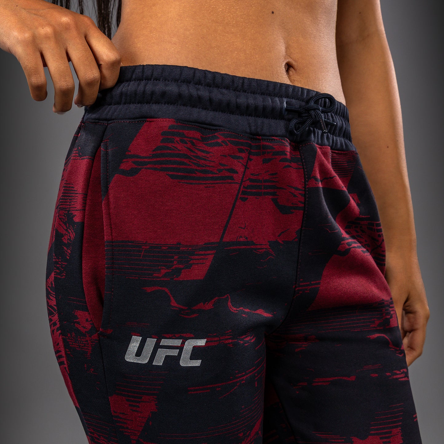 UFC Zenith by Venum Authentic Fight Week Брюки Женские - Темно-синий/бордовый/серебристый