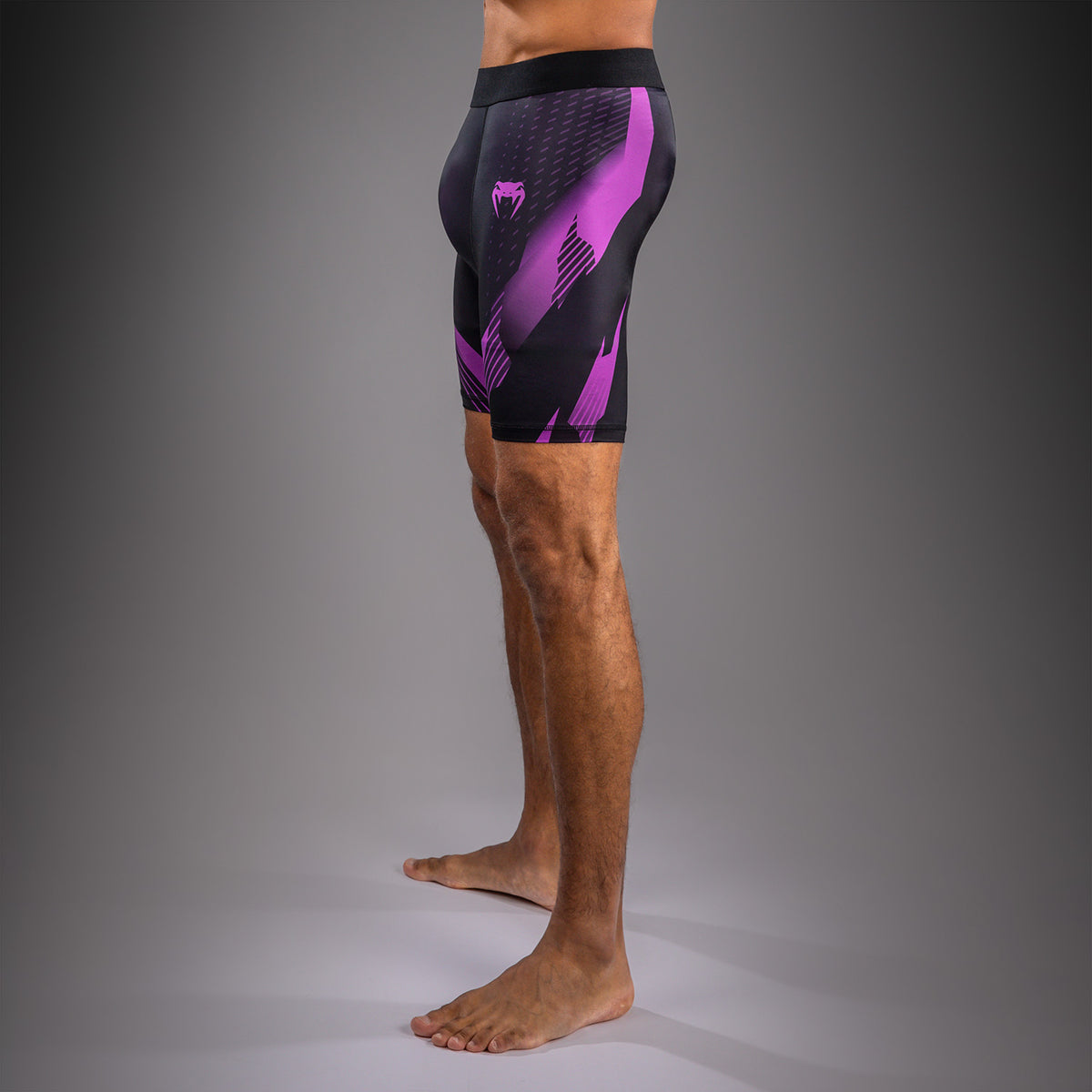 Компрессионные шорты Venum No-Gi 6.0 Vale Tudo - Чёрный/Фиолетовый