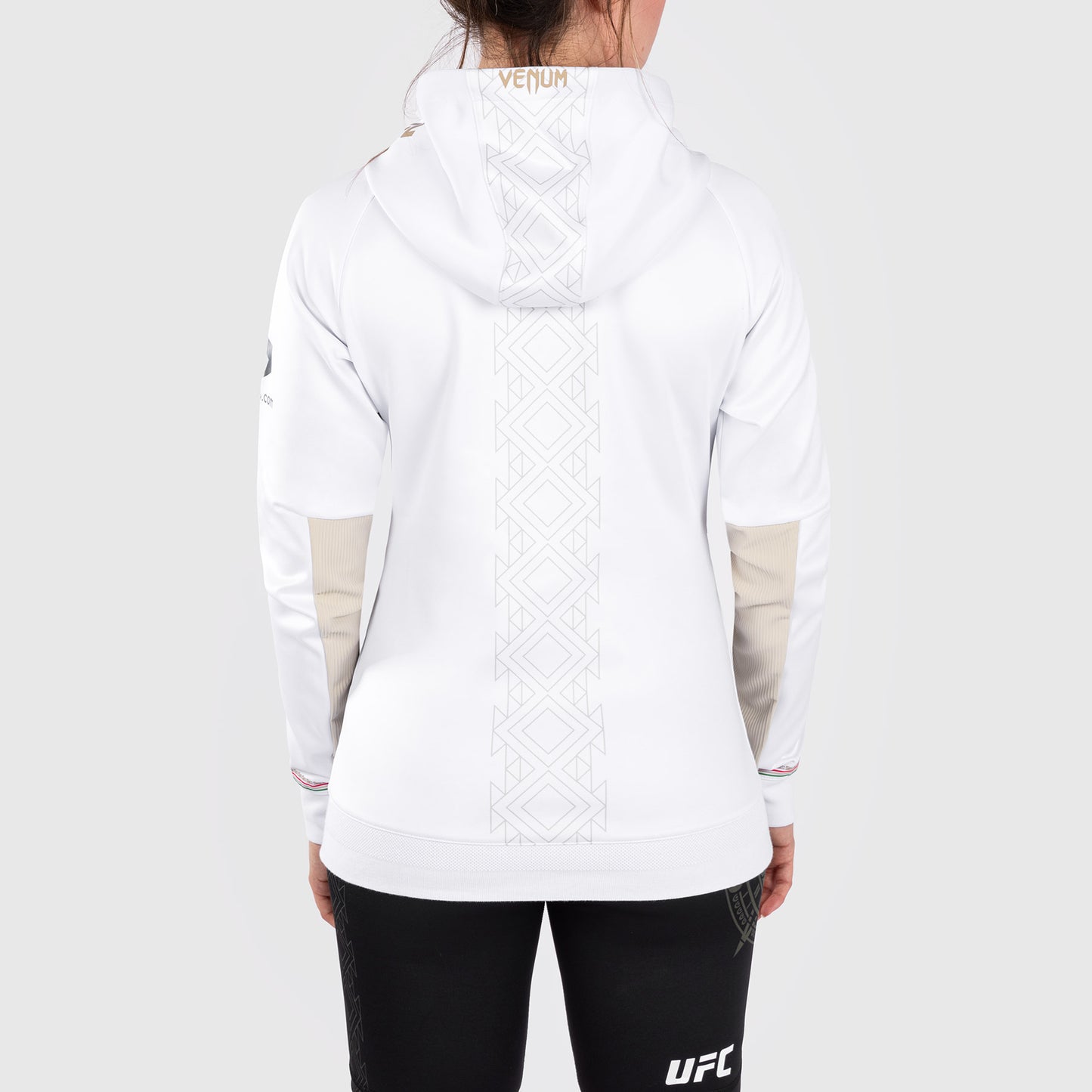 Noche UFC by Venum Authentic Fight Night Женская толстовка с капюшоном — белая