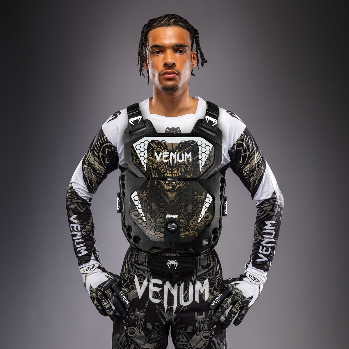 Защитный жилет Venum x RXR R-Pro 2 Alien - Черный/Песочный