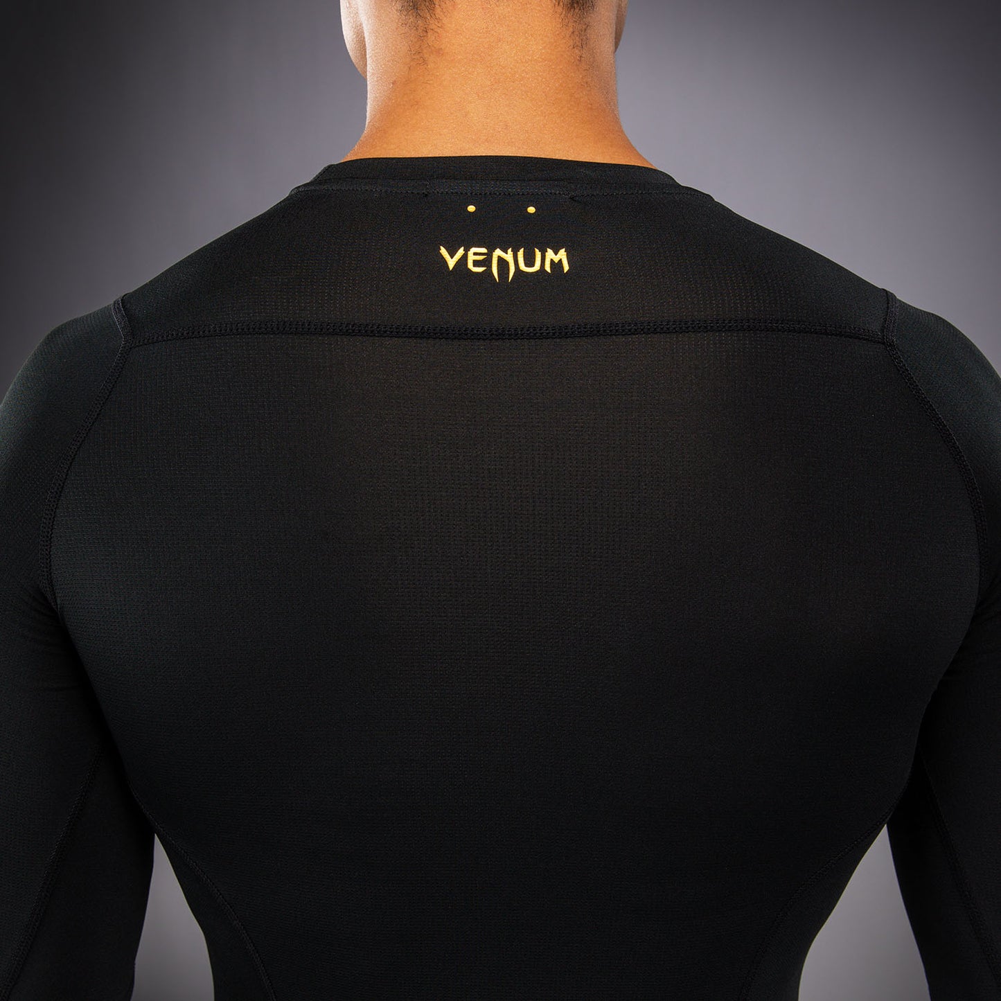 Рашгард с длинным рукавом Venum G-Core - Чёрный/Золотой