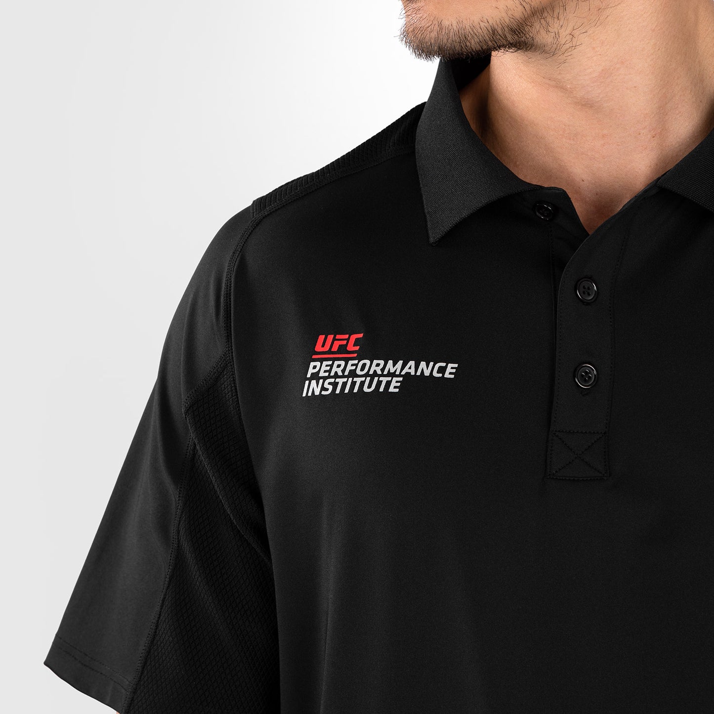 UFC Venum Performance Institute 2.0 Рубашка-поло для мужчин - черный/красный