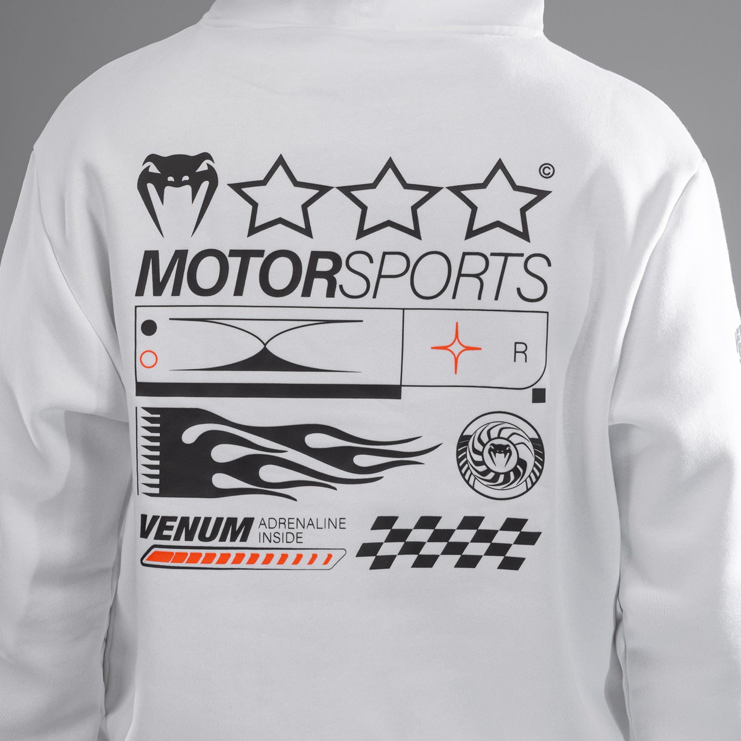 Худи Venum Motorsport - Снежно-Белый