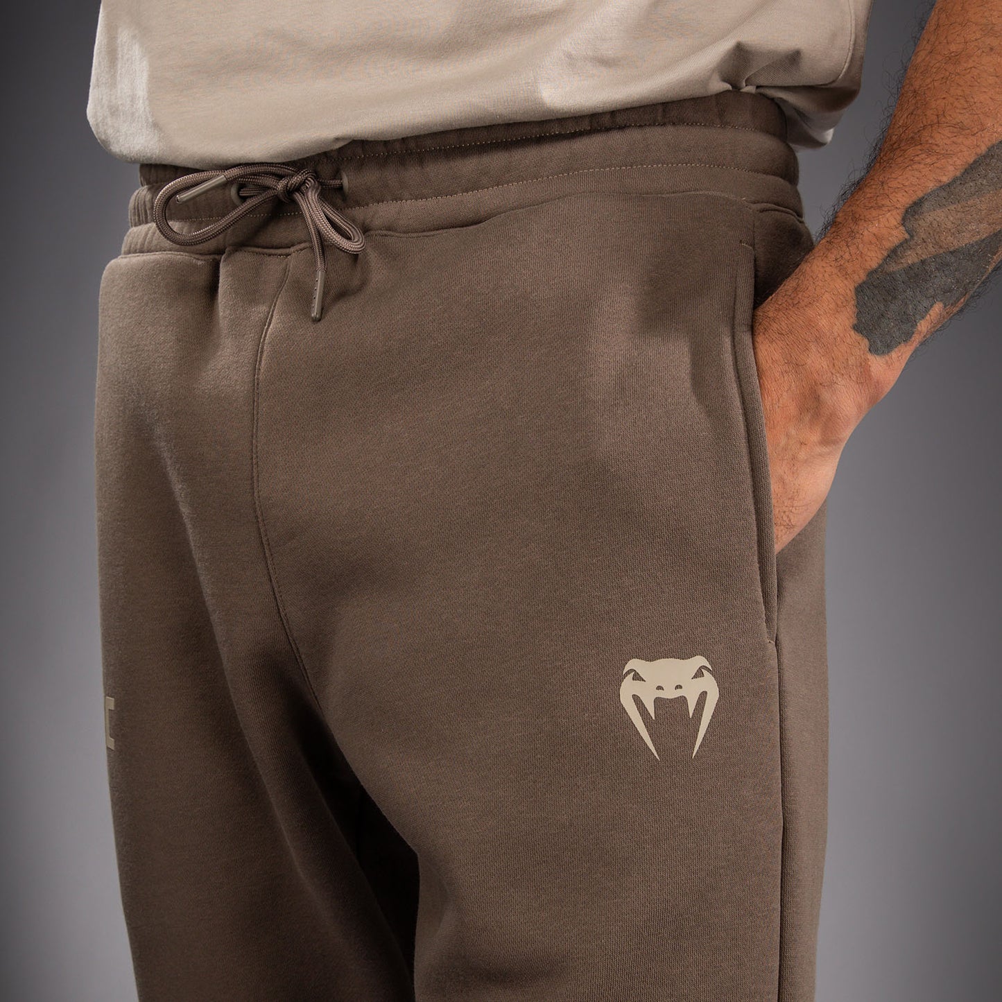 Мужские хлопковые брюки Venum UFC Unity by Venum Authentic Fight Week - Коричневый