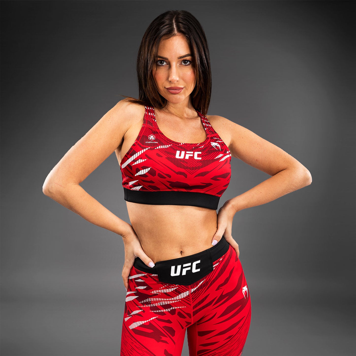 Спортивный бюстгальтер UFC Fusion by Venum Authentic Fight Night для женщин - Red