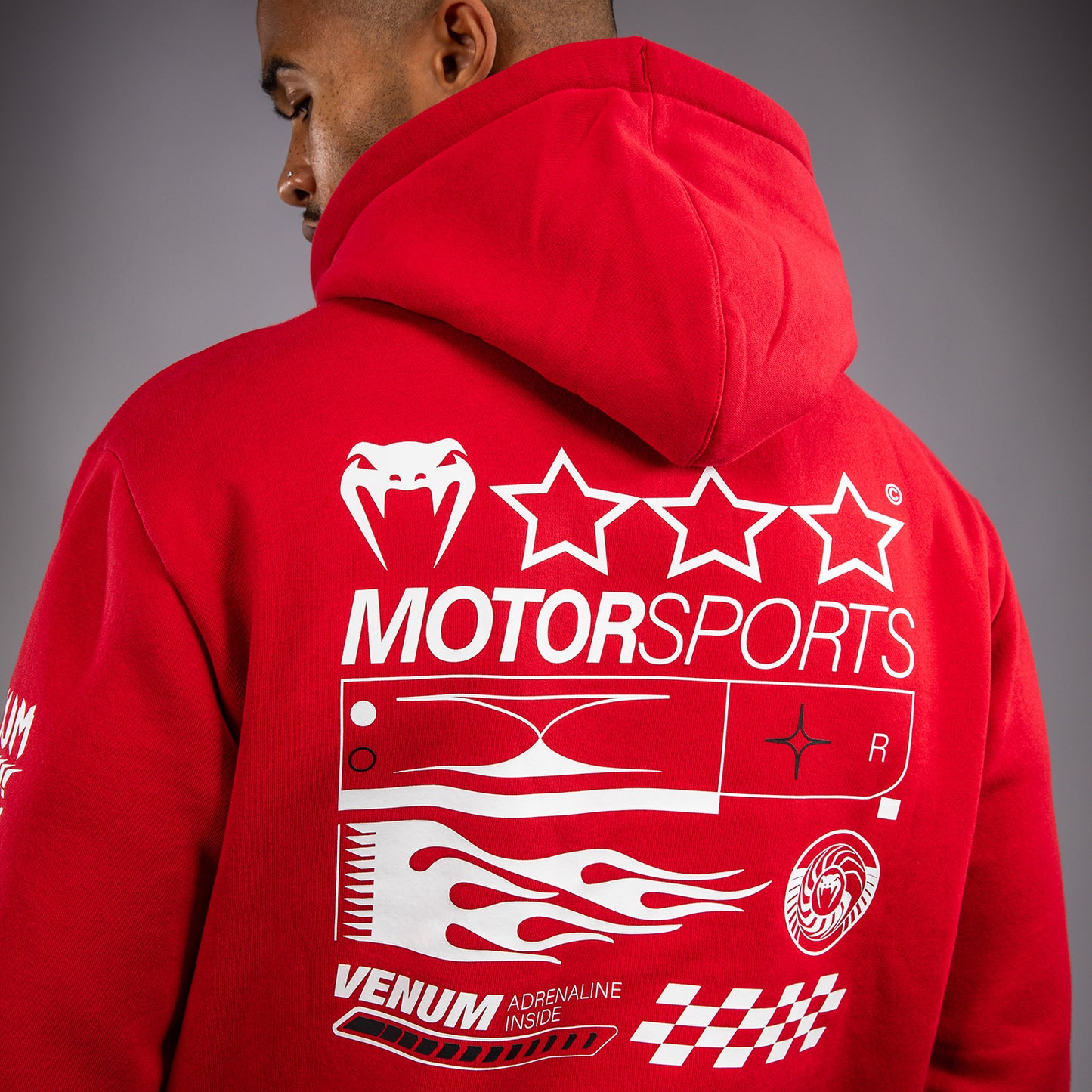 Худи Venum Motorsport - Красный Гонщик
