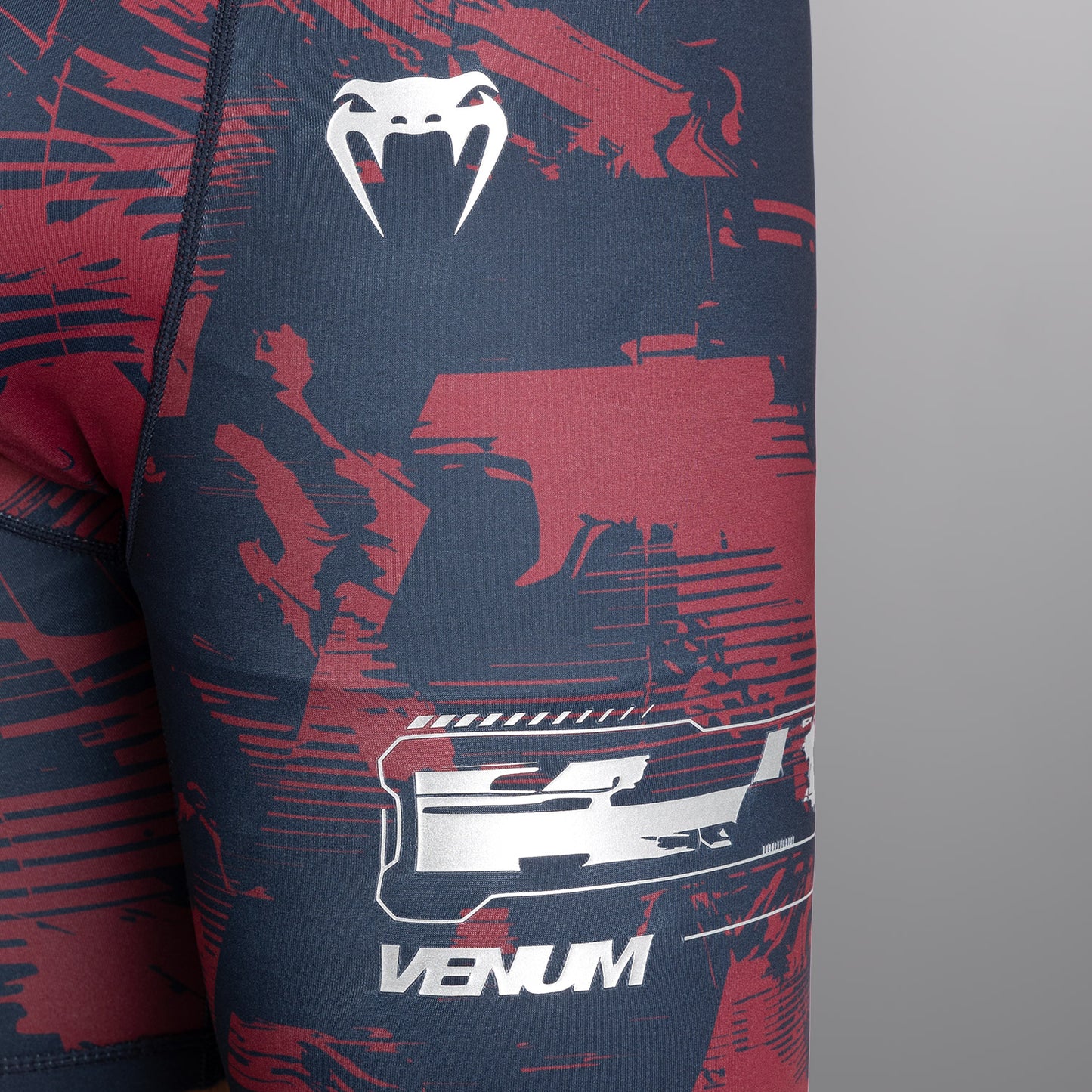 UFC Zenith by Venum Authentic Fight Week Шорты Vale Tudo Performance Мужские - Темно-синий/бордовый/серебристый