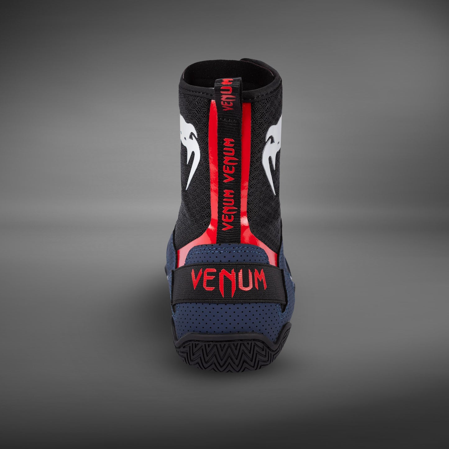 Venum Elite Боксерские ботинки - Синий ВМФ/Черный/Красный