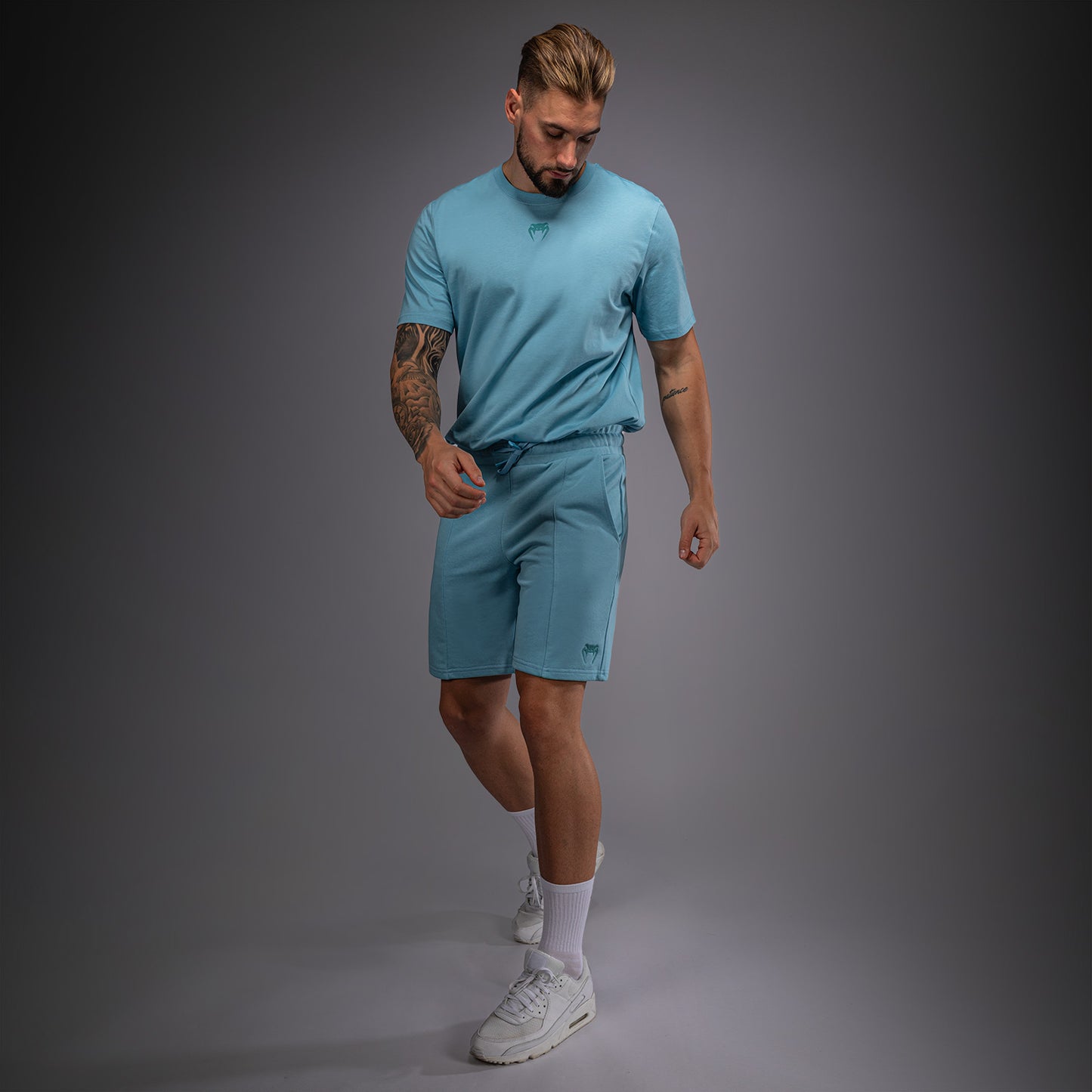 Хлопковые шорты Venum Contender Fleece – Бирюзовый