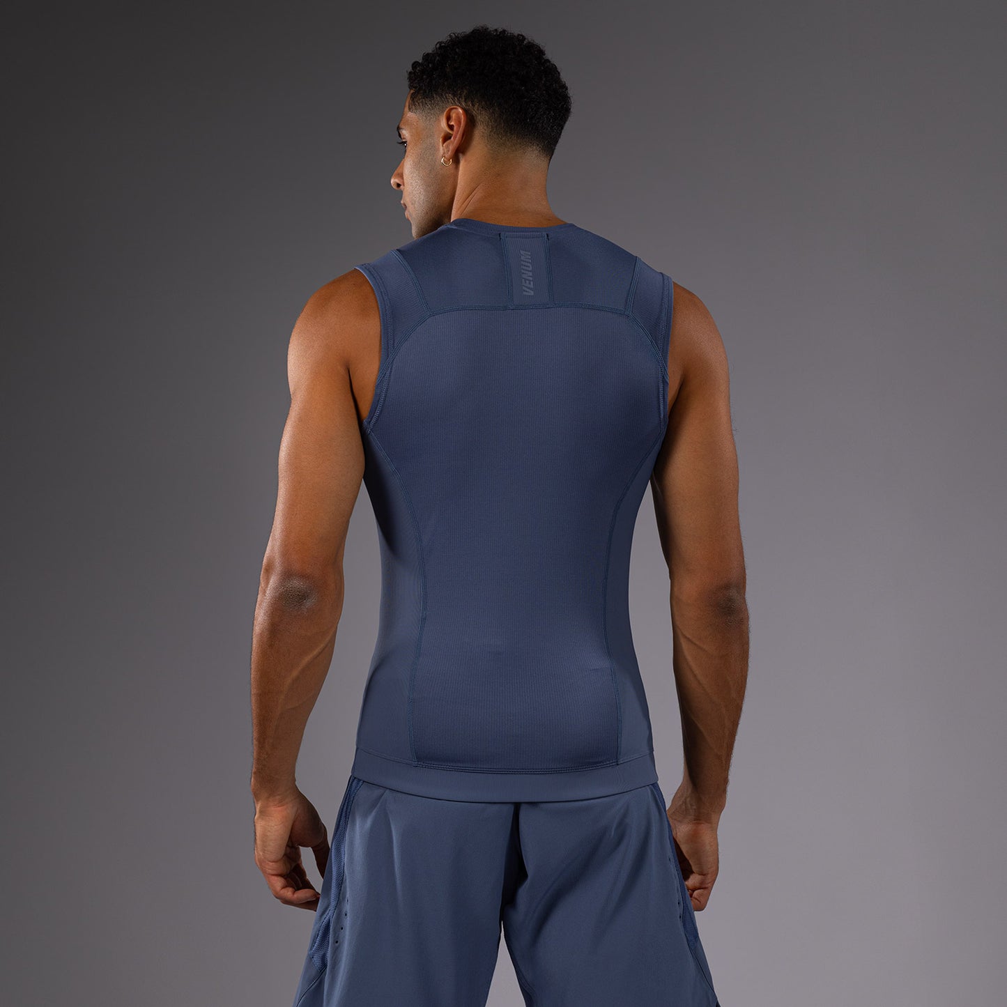Модель без рукавов Rashguard для мужчин Venum G-Fit Air - Туманный синий