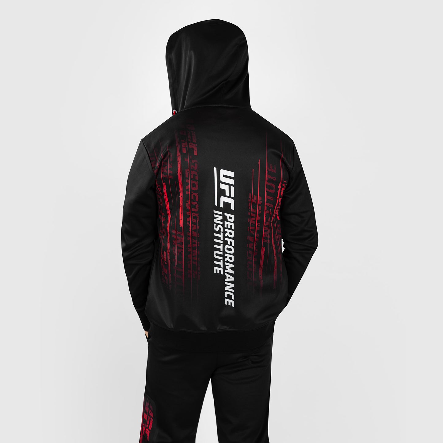 UFC Venum Performance Institute 2.0  Мужская толстовка на молнии - черный/красный