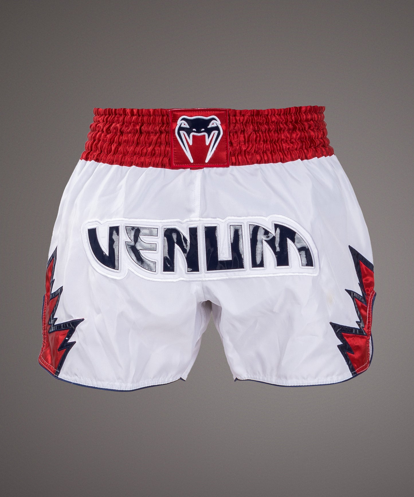 Шорты Venum Inferno Muay Thai - бело-красные