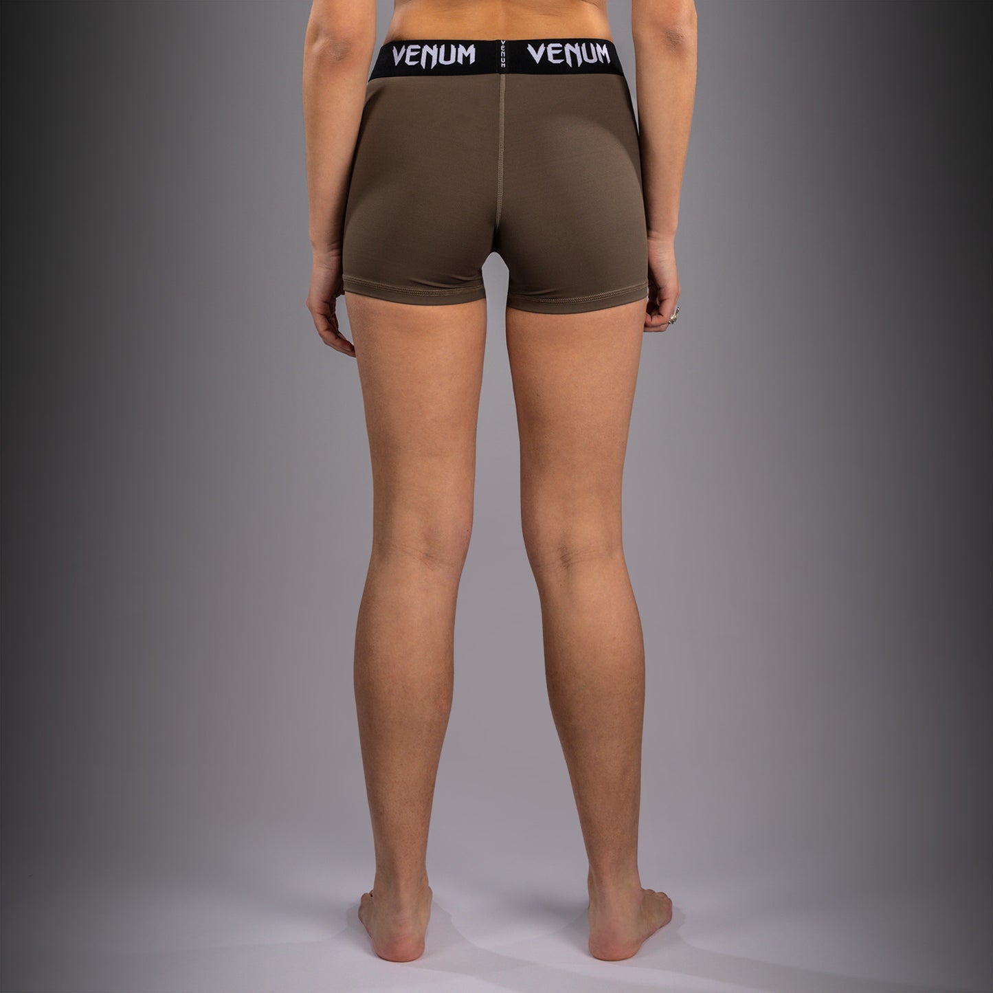 Женские функциональные компрессионные шорты Venum UFC Unity by Venum Authentic Fight Week - Коричневый
