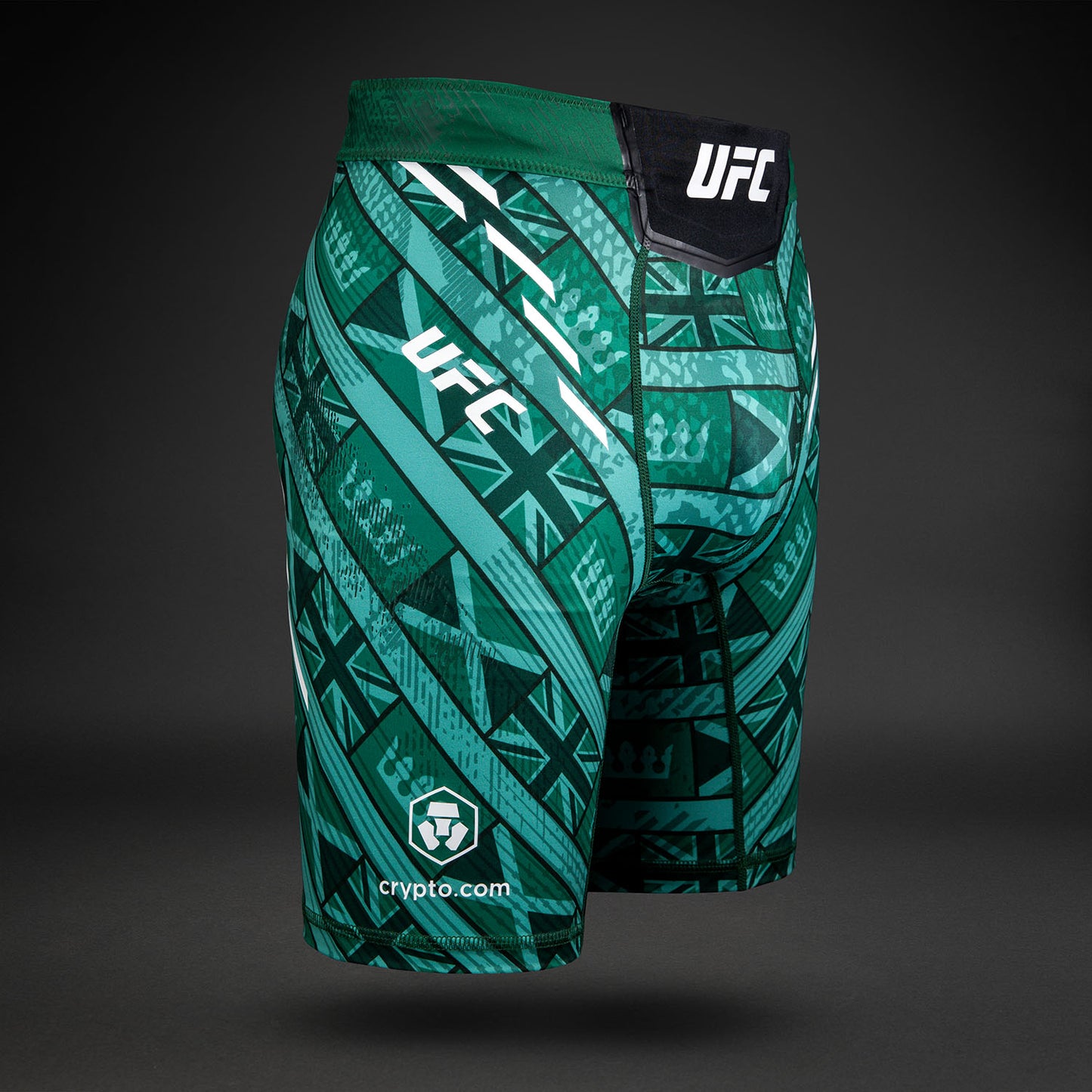 UFC Unrivaled by Venum Леон Эдвардс Унисекс Шорты Vale Tudo - Зеленый