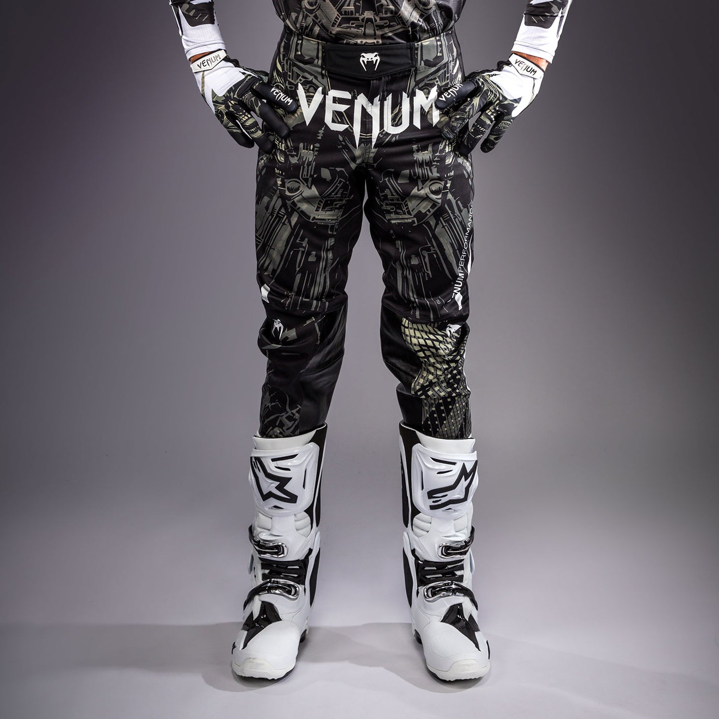Мотокроссовые брюки Venum MX Elite - Черный/Песочный