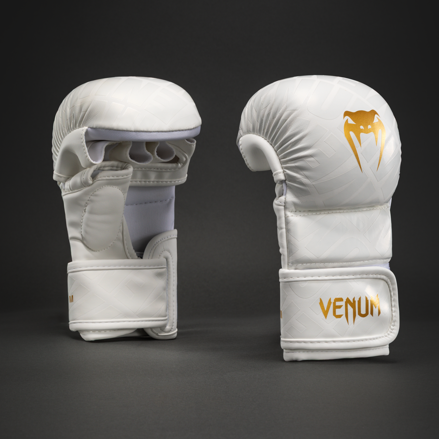 Снарядные перчатки Venum Contender 1.5 XT 3D - белый/золотой