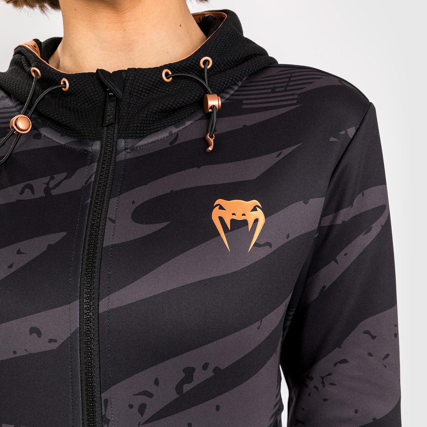 Женская Толстовка На Молнии UFC Adrenaline By Venum Fight Week Urban Camo