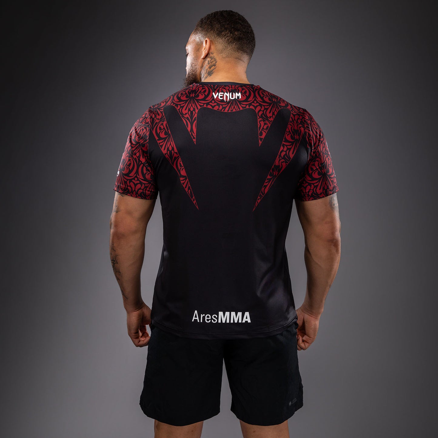 Футболка Dry Tech Venum Bulgarian Top Team (BTT) – Чёрный/Красный