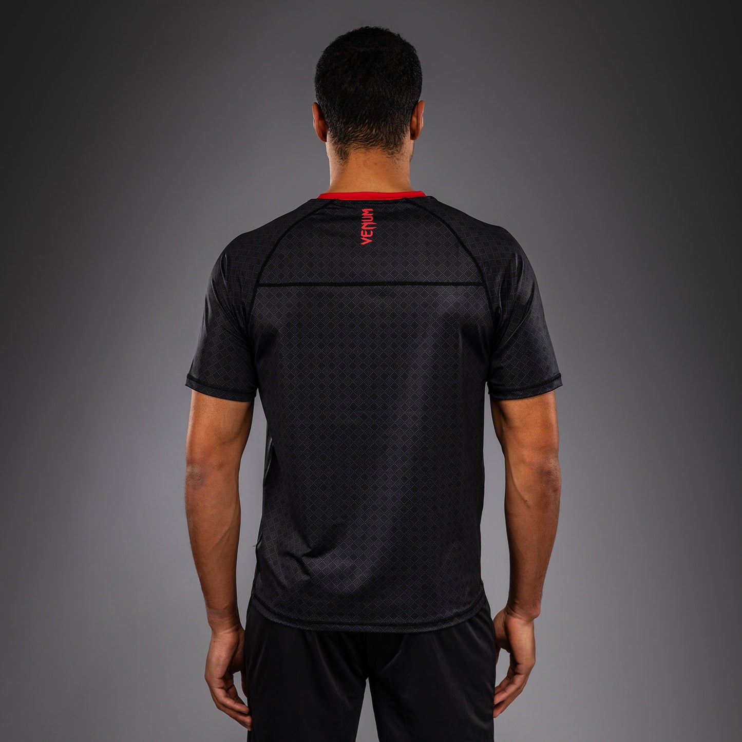 Футболка Dry Tech Venum x Roger Gracie Signature - Чёрный/Красный