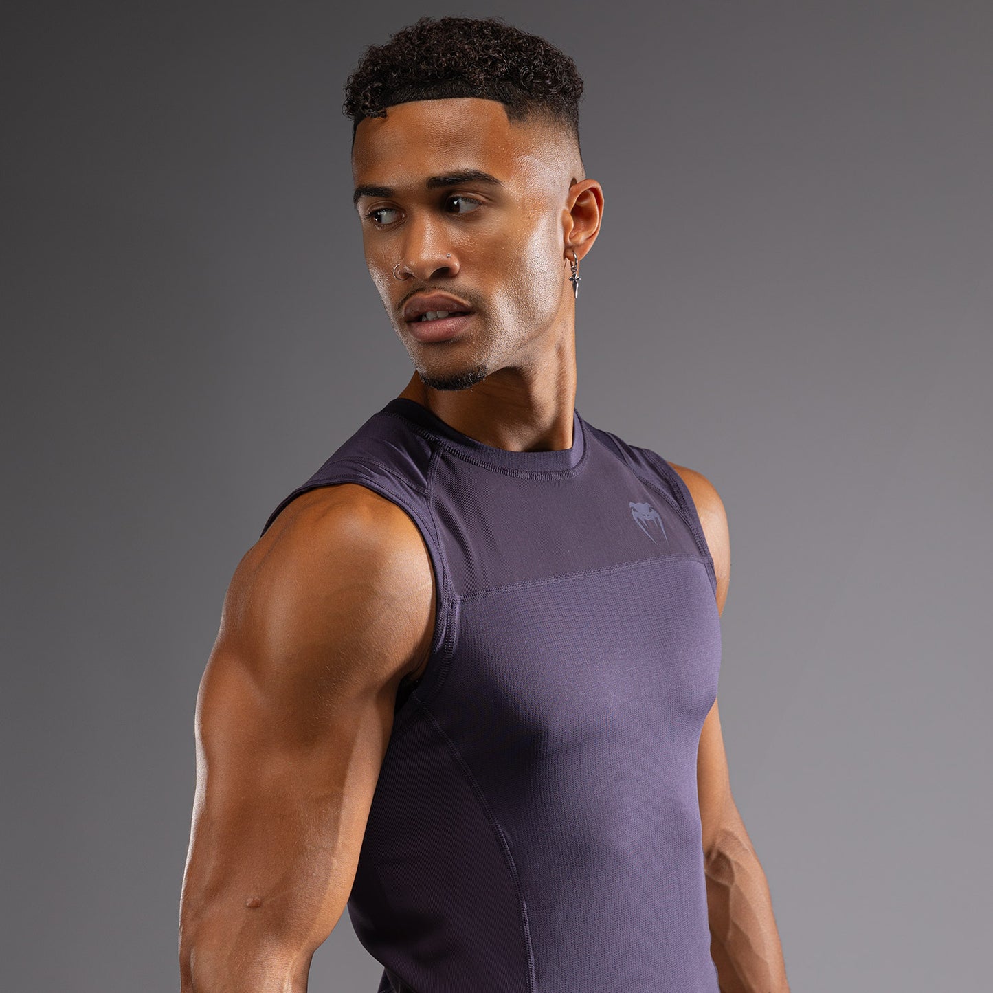 Модель без рукавов Rashguard для мужчин Venum G-Fit Air - Темно-фиолетовый