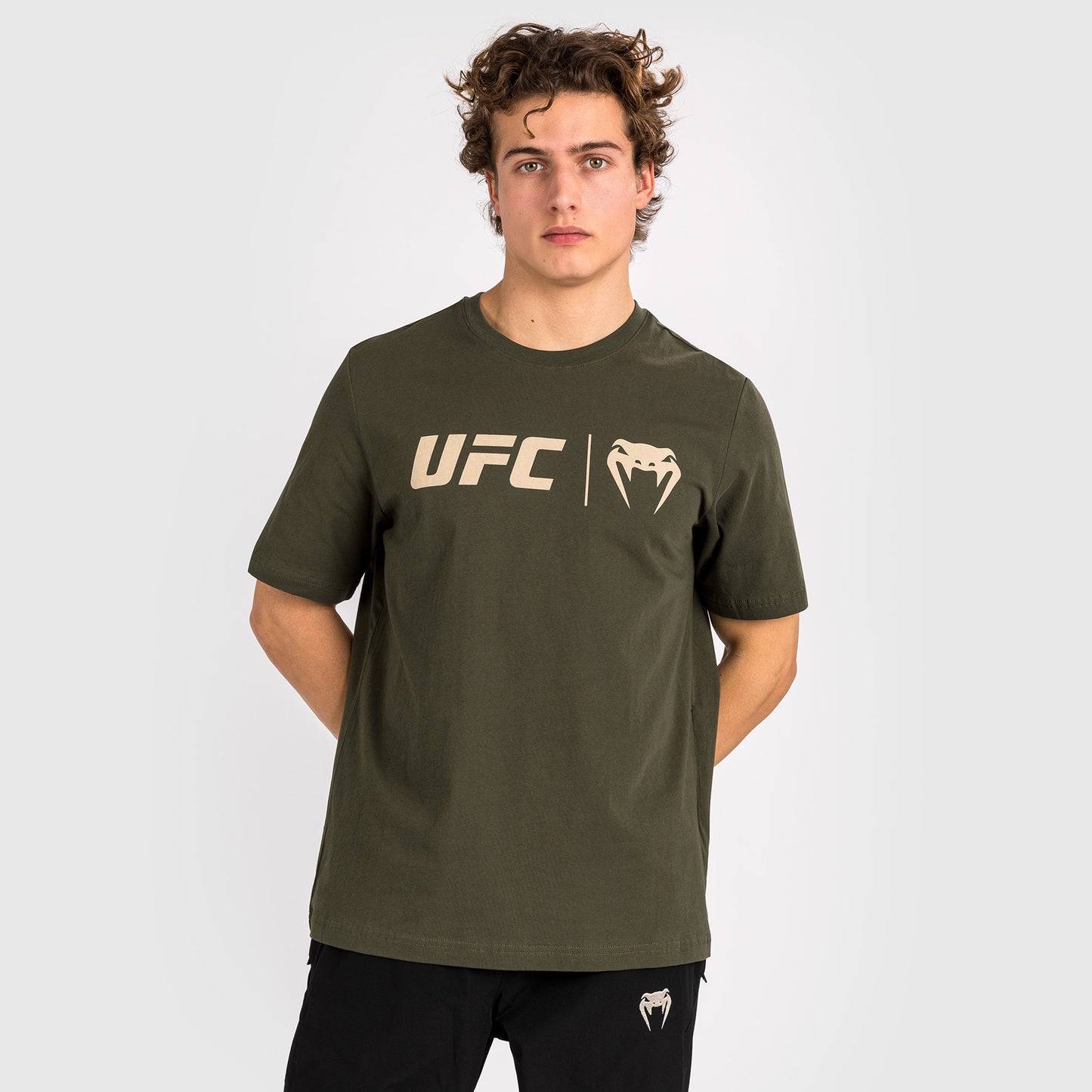 Футболка UFC Venum Classic - хаки/бронза