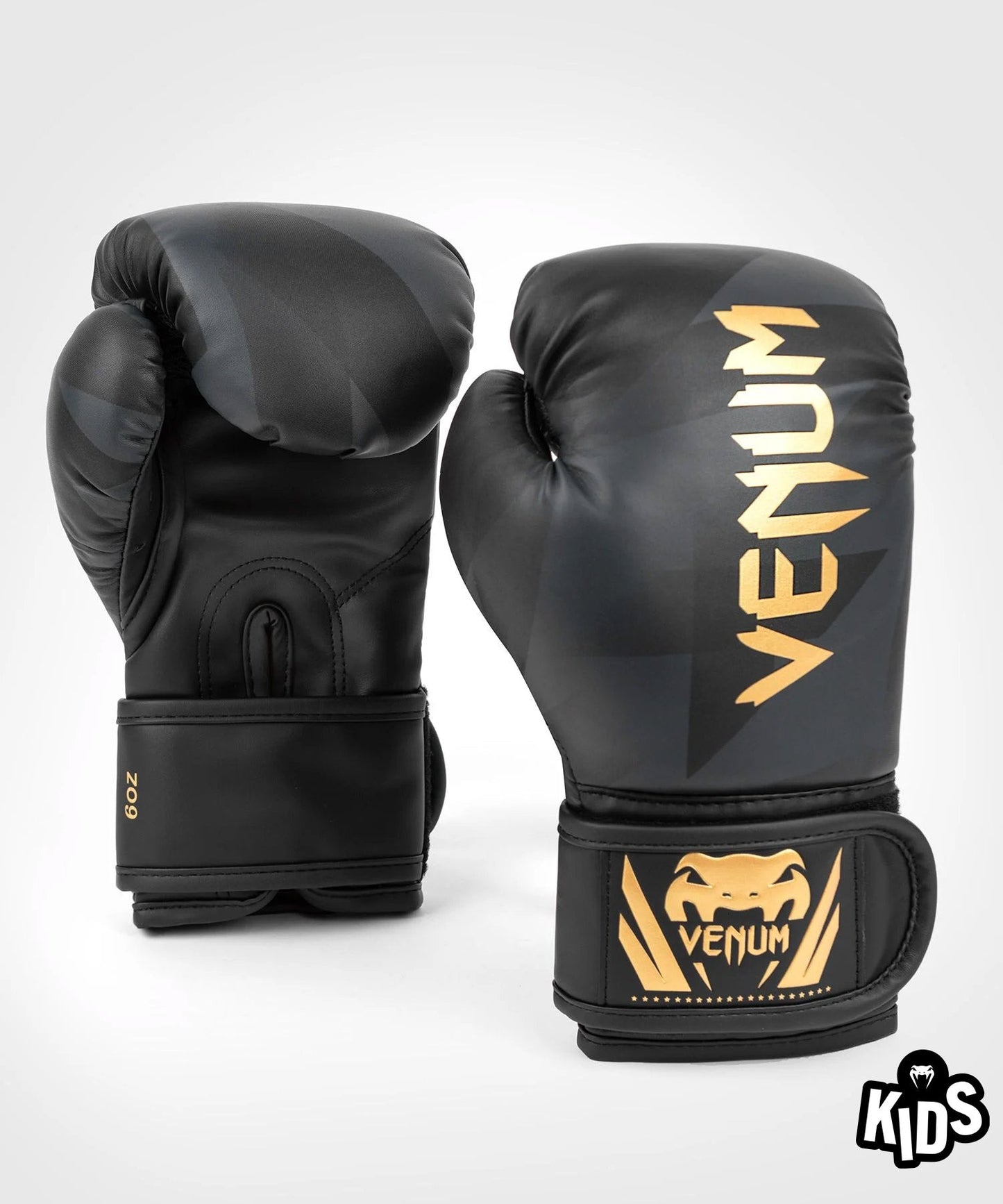 Боксерские перчатки Venum Razor - для детей - черный/золотой