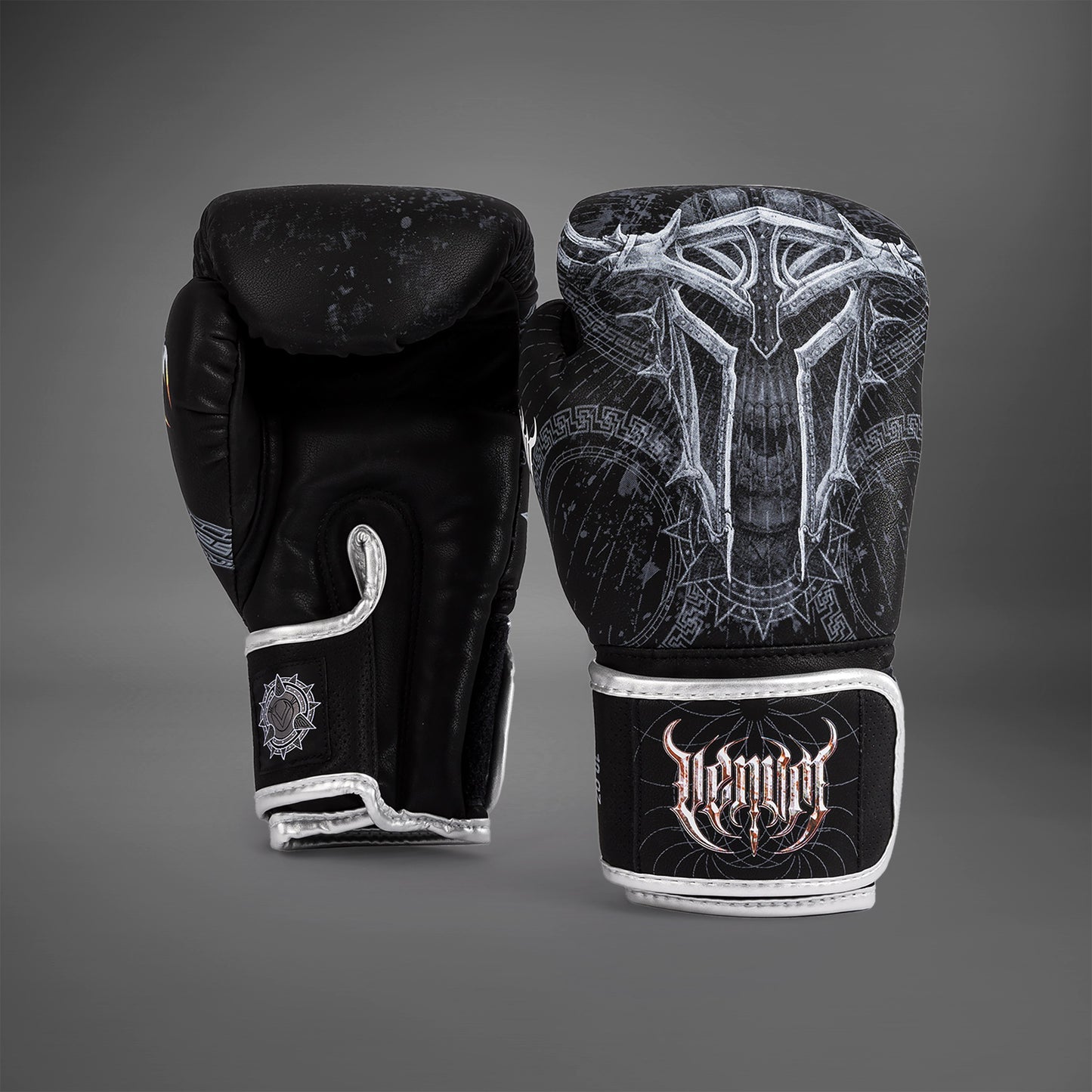 Перчатки для бокса Venum Gladiator 5.0 - черный/серебристый