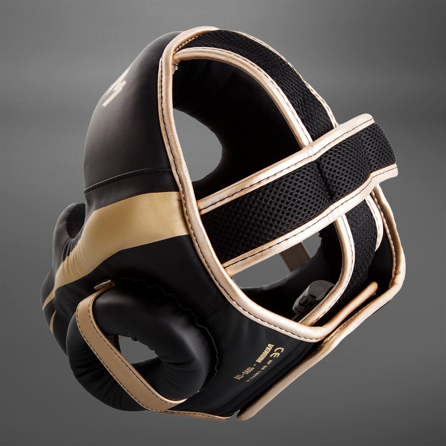 ШЛЕМ VENUM ELITE HEADGEAR - ЧЕРНЫЙ/ЗОЛОТО