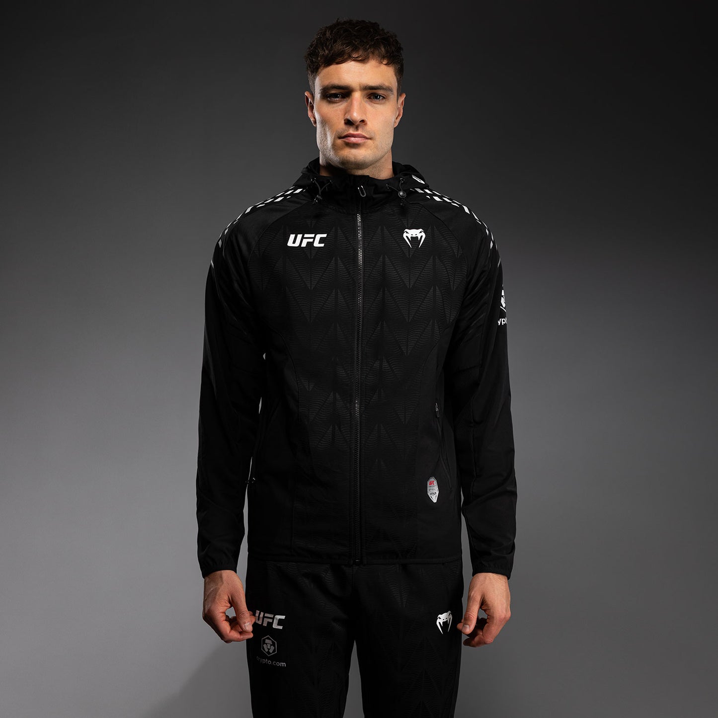 UFC Zenith by Venum Authentic Fight Night Толстовка Walkout Мужская - Чёрный